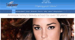 Desktop Screenshot of lancasterbeautyschool.com